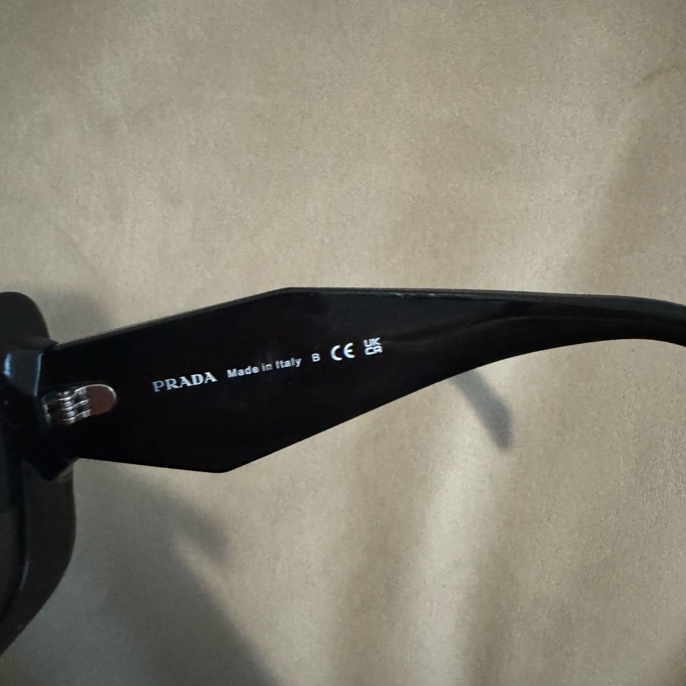 Prada Black and Gray Square Sunglasses - Picture 9 of 9